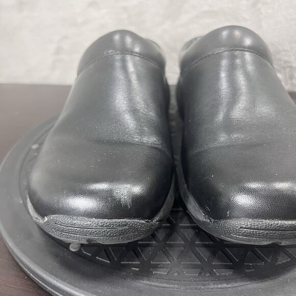 Merrell Women Sz US 6.5 Ortholite Jungle Primo Black Leather Slip-on Mules Shoes - Picture 2 of 10